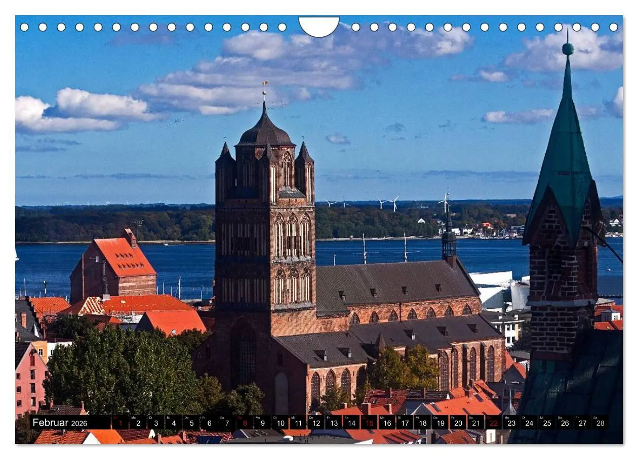 Bild: 9783516011395 | Ostseeperle Stralsund (Wandkalender 2026 DIN A4 quer), CALVENDO...