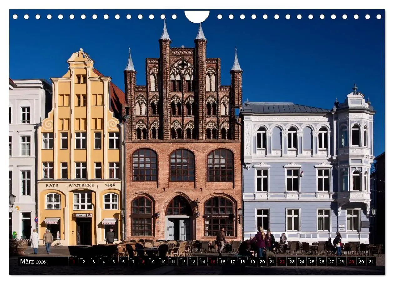 Bild: 9783516011395 | Ostseeperle Stralsund (Wandkalender 2026 DIN A4 quer), CALVENDO...
