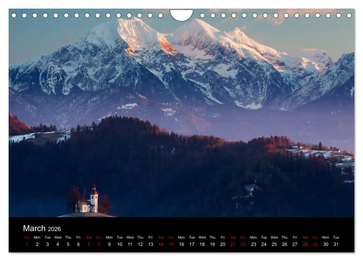 Bild: 9783516561395 | Mountains of Slovenia (Wall Calendar 2026 DIN A4 landscape),...