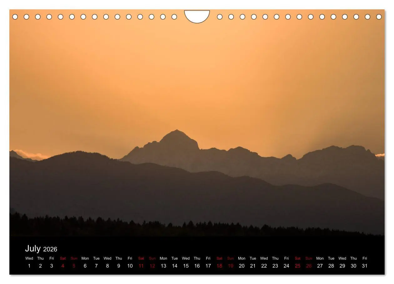Bild: 9783516561395 | Mountains of Slovenia (Wall Calendar 2026 DIN A4 landscape),...