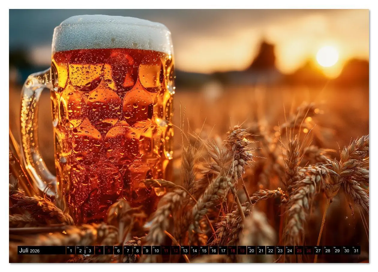 Bild: 9783516631395 | Bier im Blut - Maß für Maß durchs Männerjahr (Wandkalender 2026 DIN...