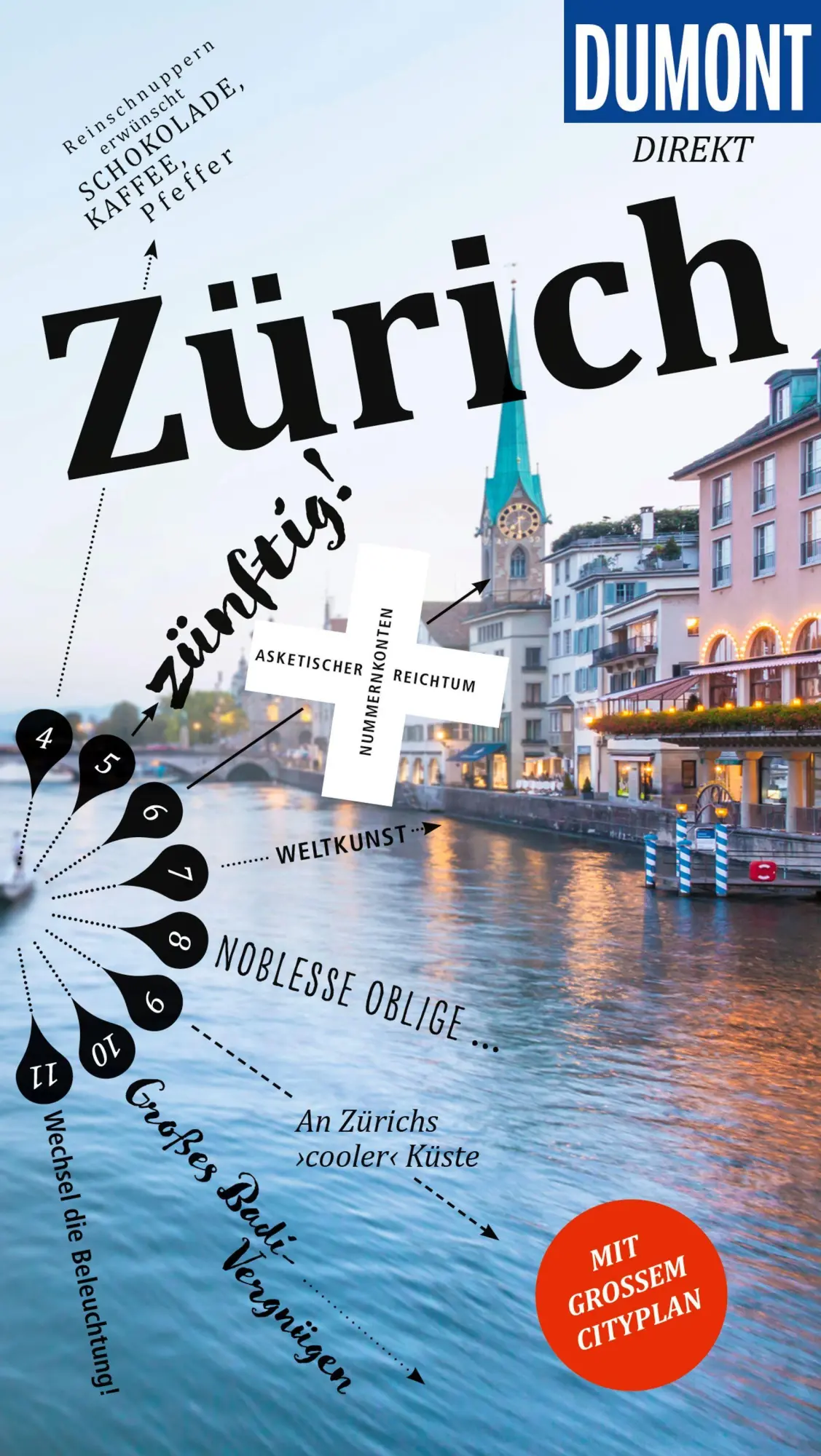 Cover: 9783616001395 | DUMONT direkt Reiseführer Zürich | Mit großem Cityplan | Taschenbuch