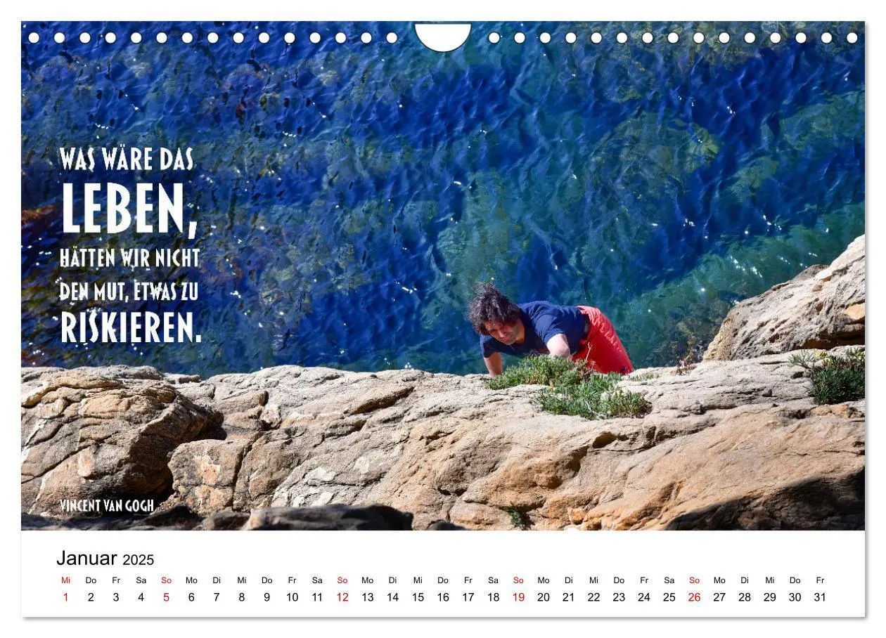 Bild: 9783383971495 | Zitate fürs Leben (Wandkalender 2025 DIN A4 quer), CALVENDO...