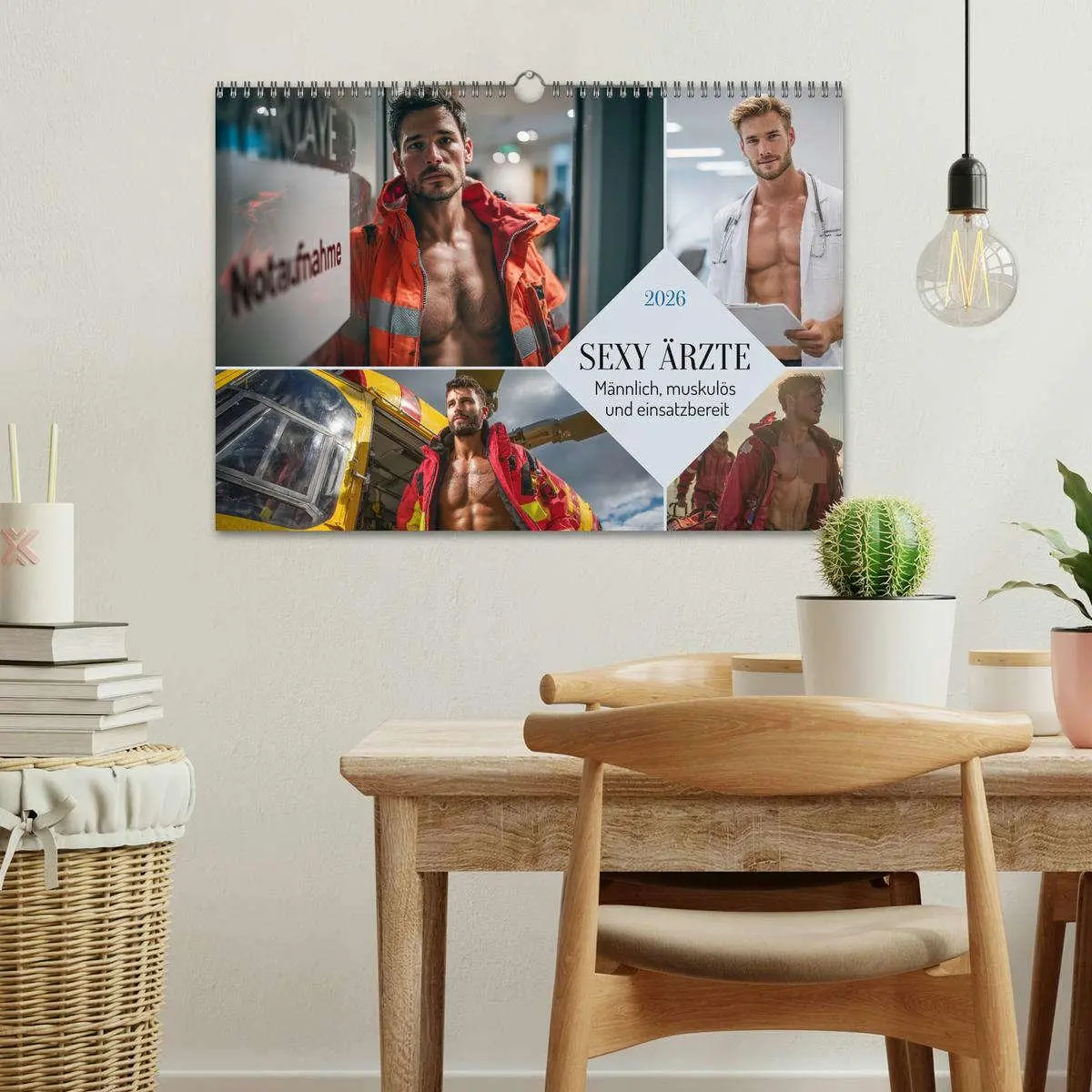 Bild: 9783516621495 | SEXY ÄRZTE - Männlich, muskulös und einsatzbereit (Wandkalender...