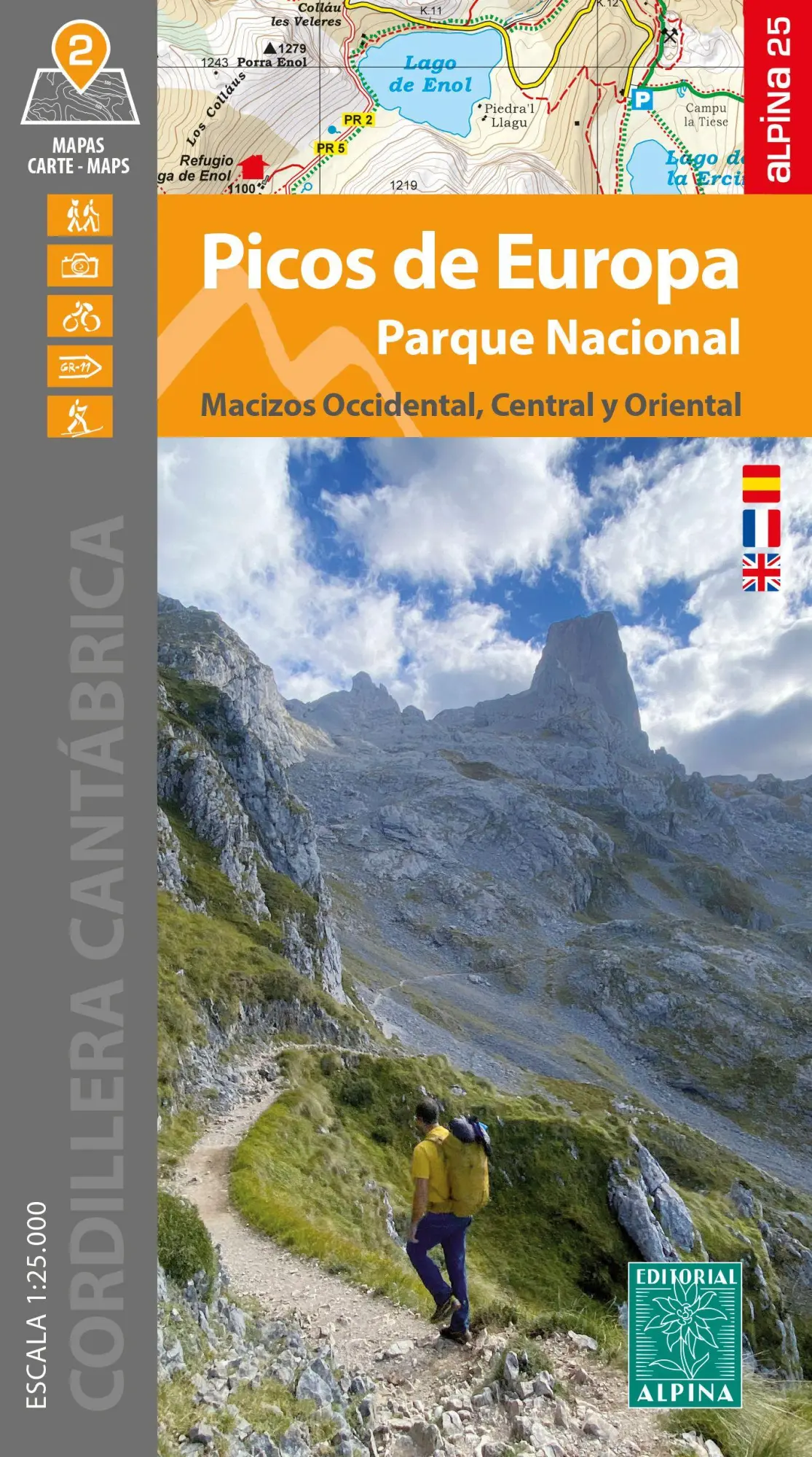 Cover: 9788470111495 | PN Picos Europa | 1:25000 | (Land-)Karte | 2 Bde/Tle | Spanisch | 2025