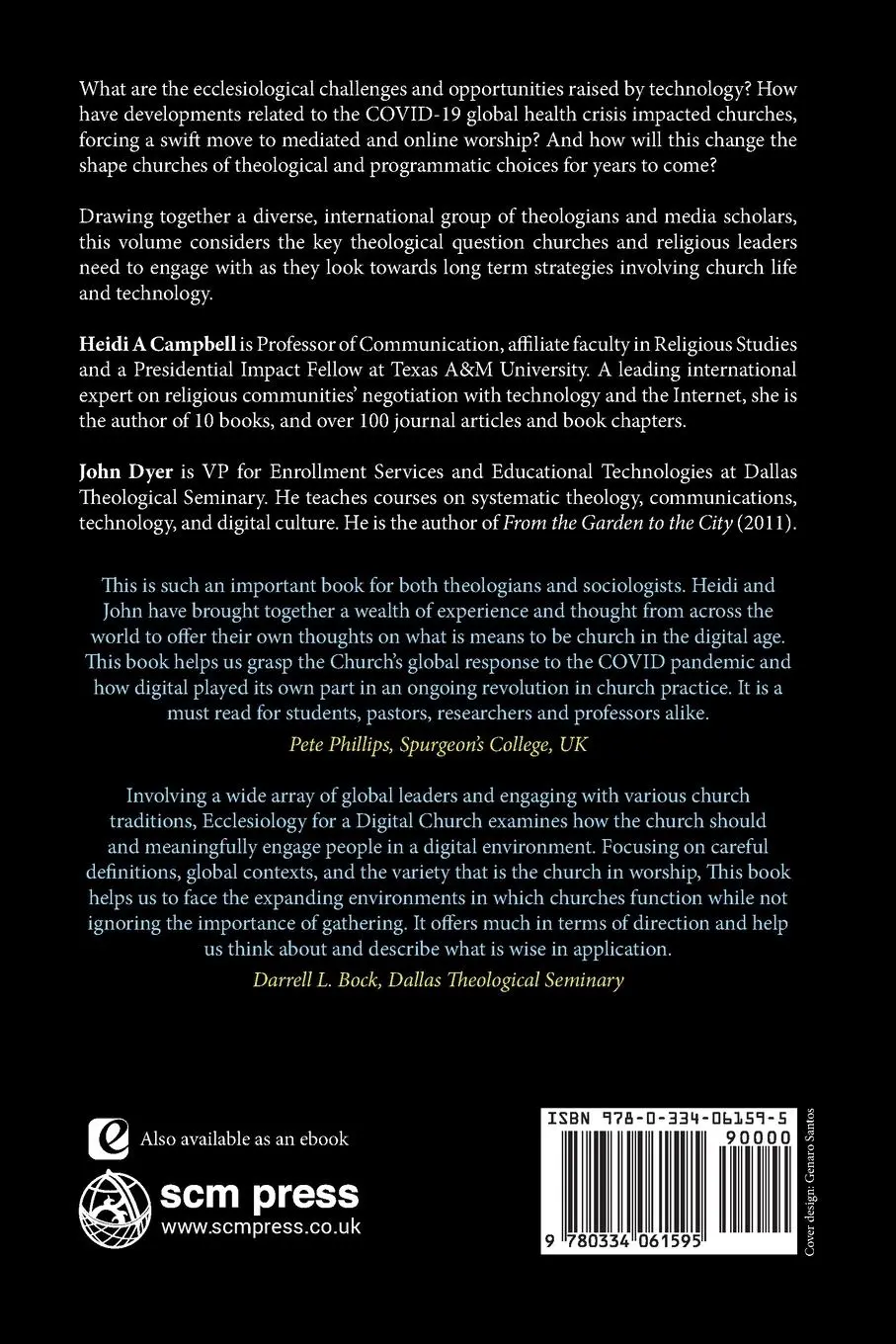 Rückseite: 9780334061595 | Ecclesiology for a Digital Church | Heidi A Campbell (u. a.) | Buch