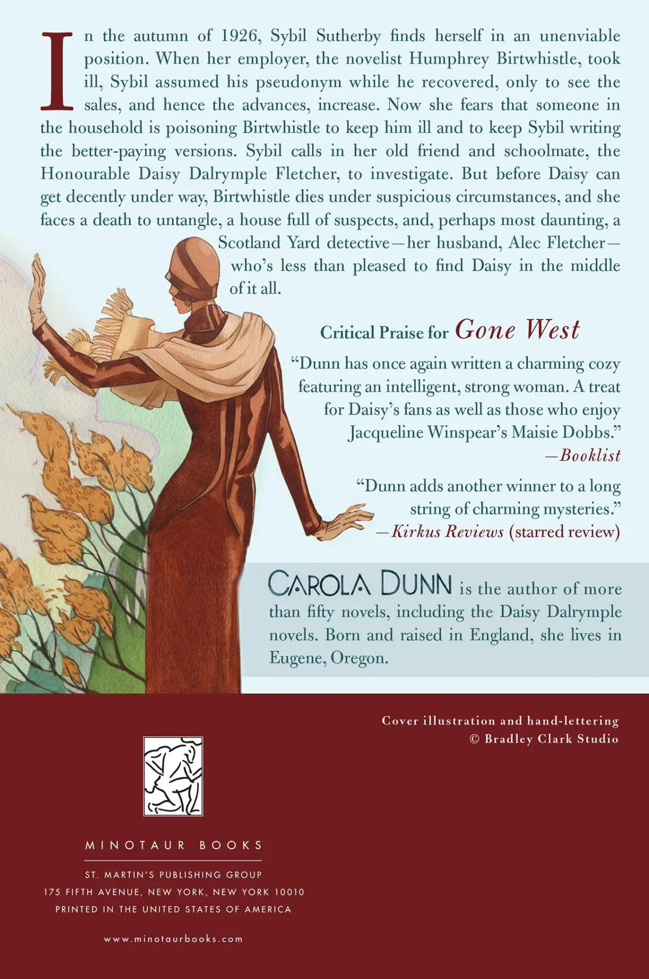 Rückseite: 9781250021595 | GONE WEST | Carola Dunn | Taschenbuch | Kartoniert / Broschiert | 2013