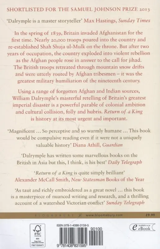 Rückseite: 9781408831595 | Return of a King | The Battle for Afghanistan | William Dalrymple
