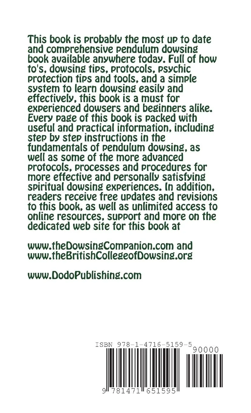 Rückseite: 9781471651595 | The Dowsing Companion | David Green | Taschenbuch | Englisch | 2012