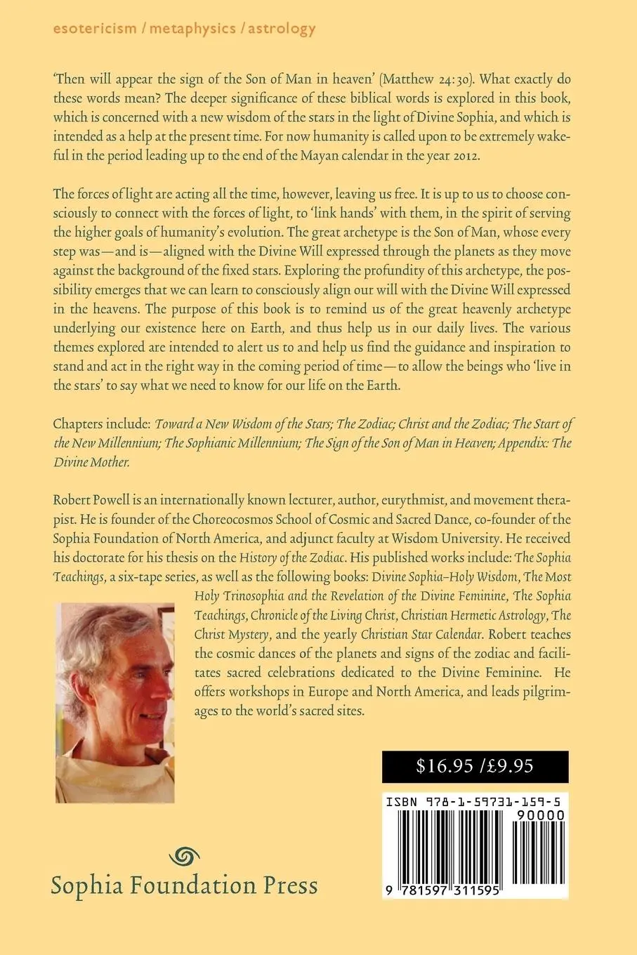 Rückseite: 9781597311595 | The Sign of the Son of Man in Heaven | Sophia and the New Star Wisdom