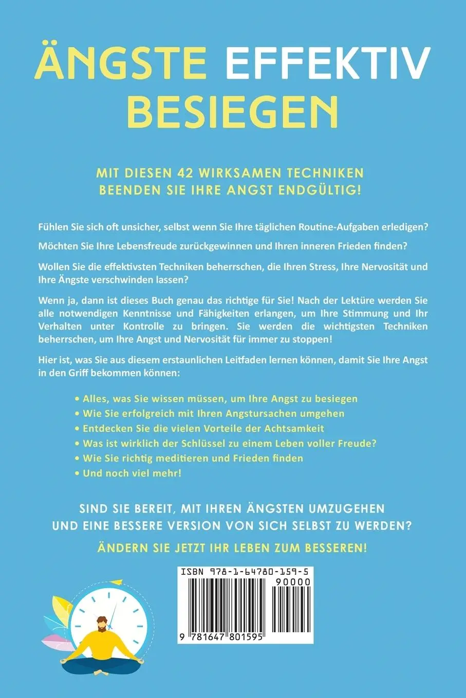 Rückseite: 9781647801595 | Ängste effektiv besiegen | Derick Howell | Taschenbuch | 2020