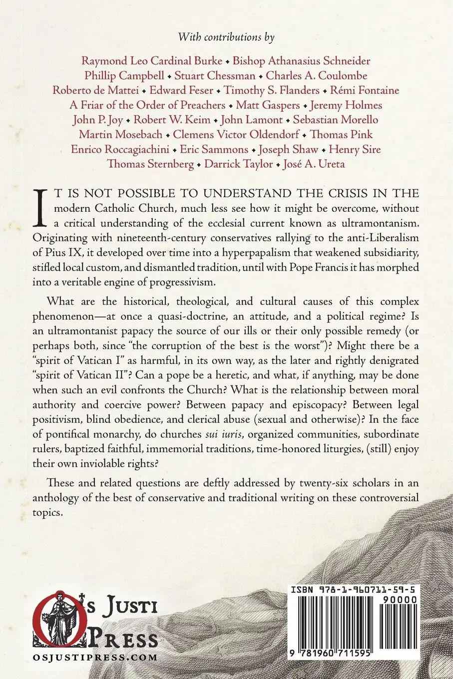 Rückseite: 9781960711595 | Ultramontanism and Tradition | Peter A. Kwasniewski | Taschenbuch