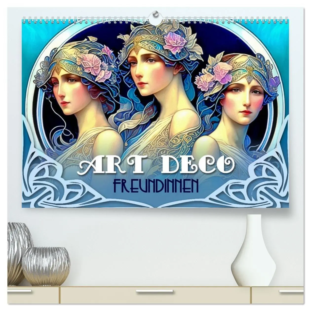 Cover: 9783457521595 | Art Deco Freundinnen (hochwertiger Premium Wandkalender 2026 DIN A2...