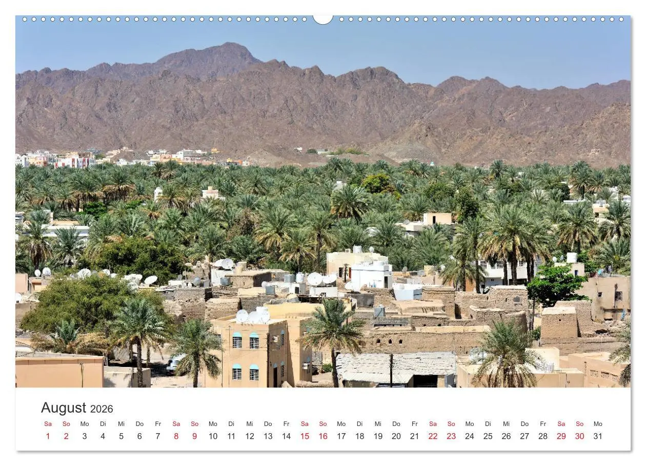 Bild: 9783457901595 | Sultanat Oman - Land des Orients (Wandkalender 2026 DIN A2 quer),...