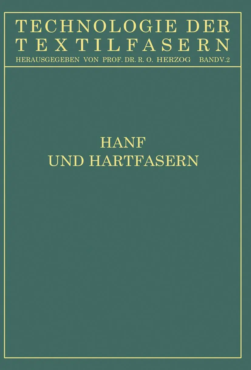 Cover: 9783642891595 | Hanf und Hartfasern | O. Heuser (u. a.) | Taschenbuch | x | Deutsch