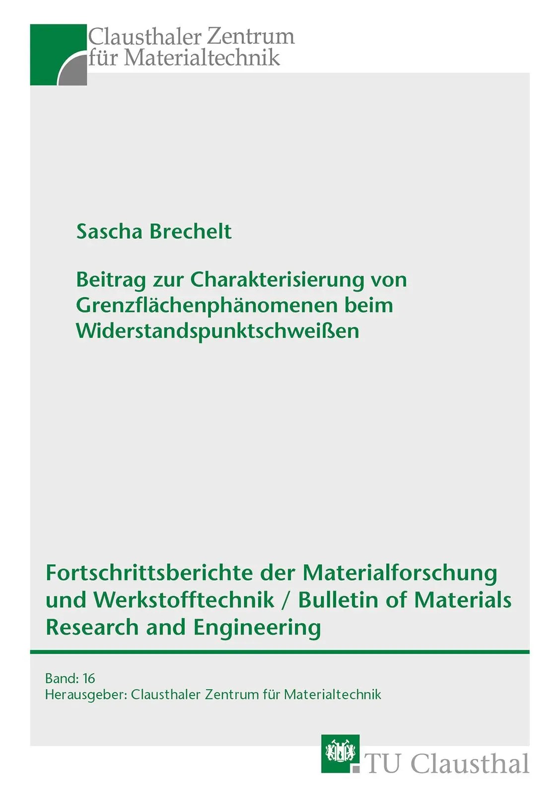 Cover: 9783819101595 | Beitrag zur Charakterisierung von Grenzflächenphänomenen beim...