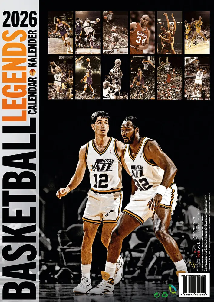 Bild: 9798893611595 | Basketball Legenden: Kalender 2026 | Kalender | 14 S. | Deutsch | 2026