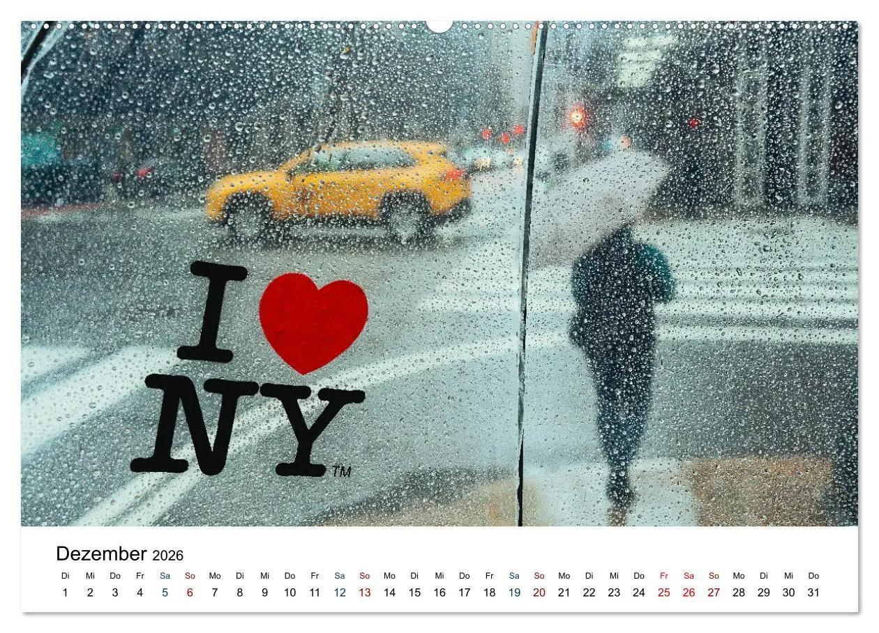 Bild: 9783457441695 | Meine Liebe New York (hochwertiger Premium Wandkalender 2026 DIN A2...