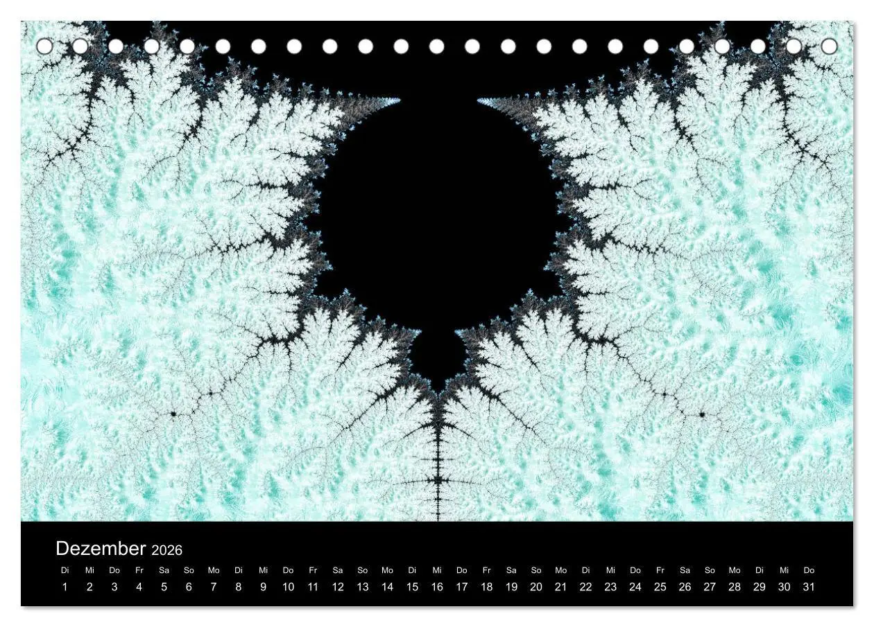Bild: 9783457751695 | Fraktale - Farben - Formen 2026 (Tischkalender 2026 DIN A5 quer),...