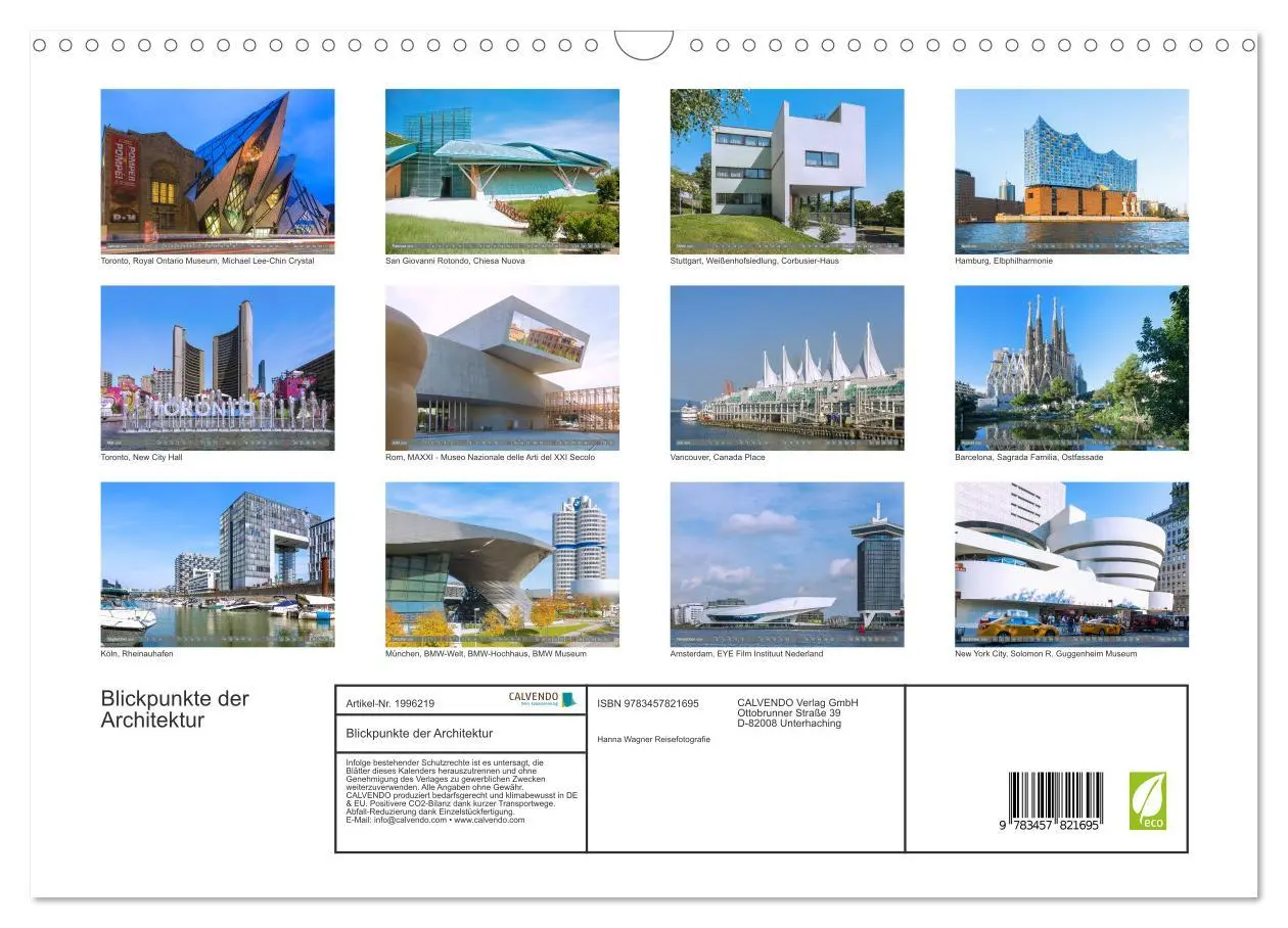 Bild: 9783457821695 | Blickpunkte der Architektur (Wandkalender 2026 DIN A3 quer),...