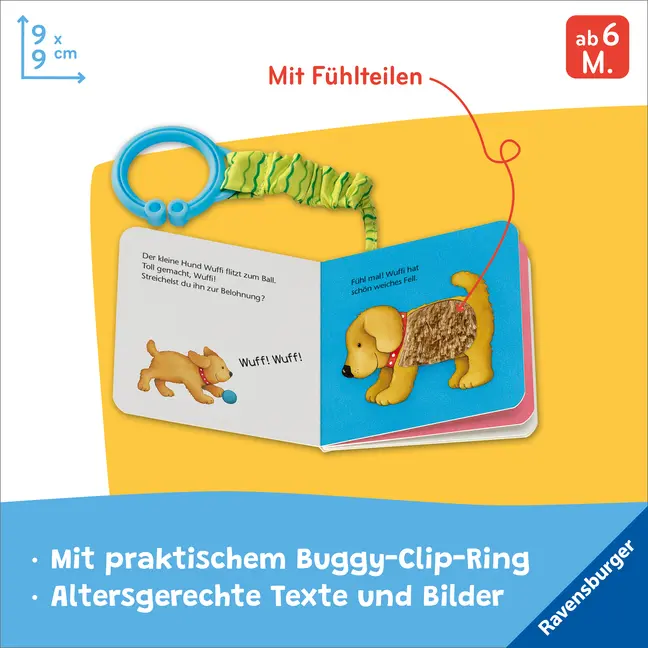 Bild: 9783473421695 | Mein erstes Buggybuch: Fühl mal! Lieblingstiere | Ava-Barb Yaga | Buch