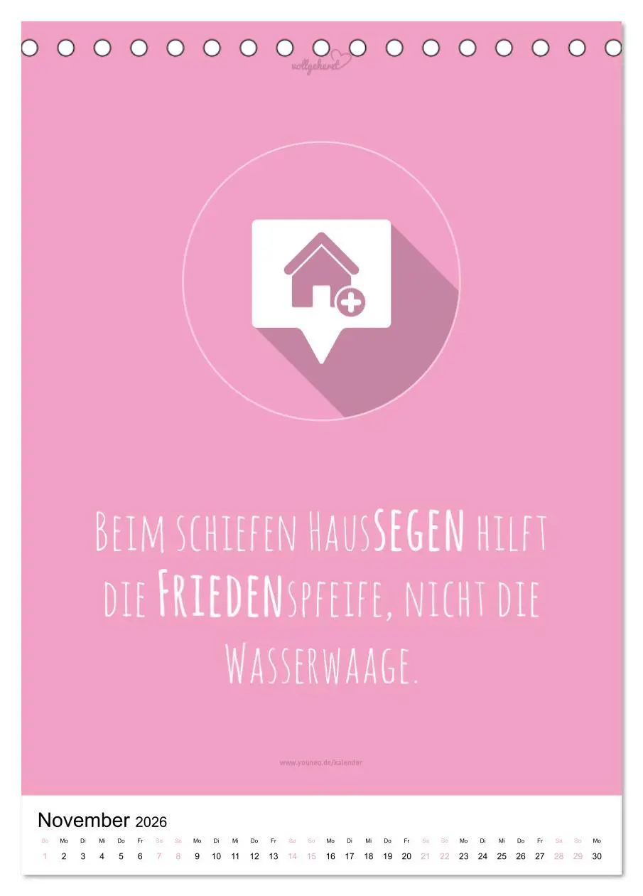 Bild: 9783516391695 | vollgeherzt: Der besondere Kalender für Bauherren mit motivierenden...