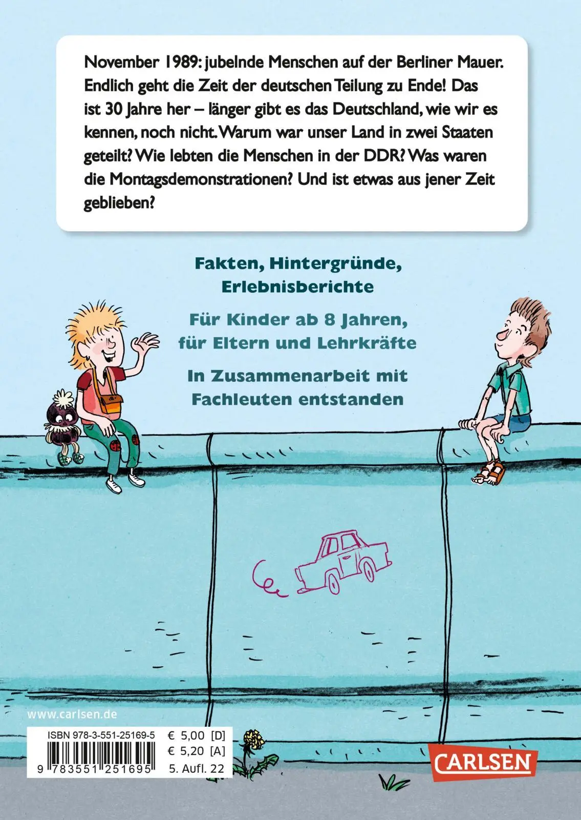 Rückseite: 9783551251695 | Wie war das in der DDR? | Susan Schädlich | Taschenbuch | 48 S. | 2019