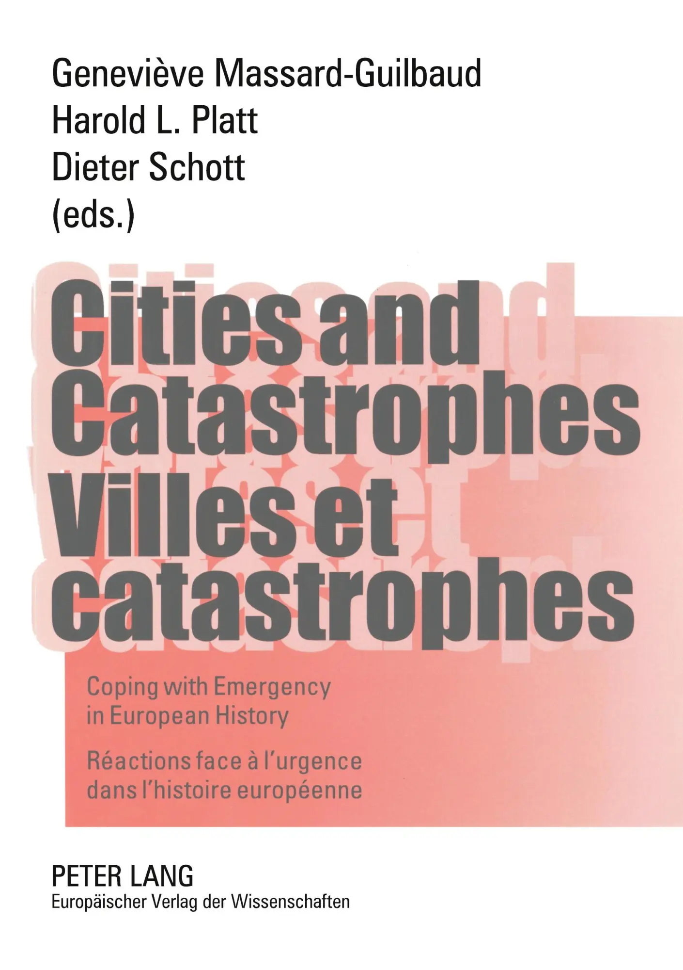 Cover: 9783631371695 | Cities and Catastrophes- Villes et catastrophes | Taschenbuch | 2002