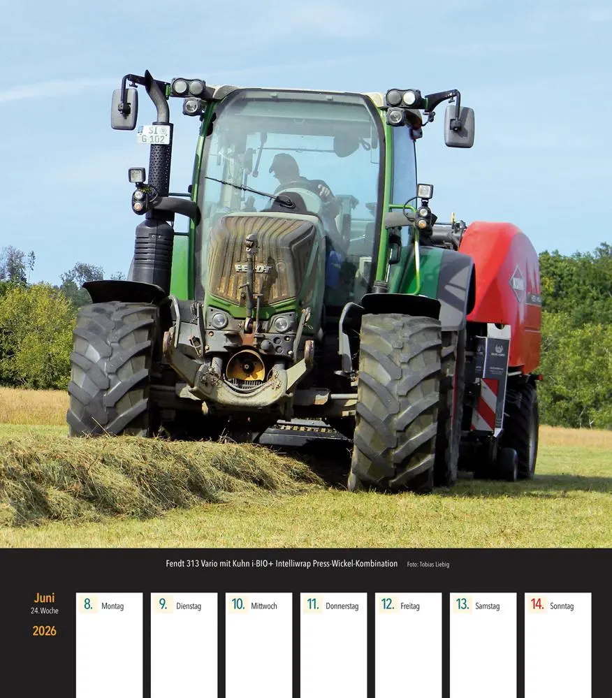 Bild: 9783751611695 | Fendt Traktoren 2026 | Wochenkalender mit 53 Abbildungen | Kalender