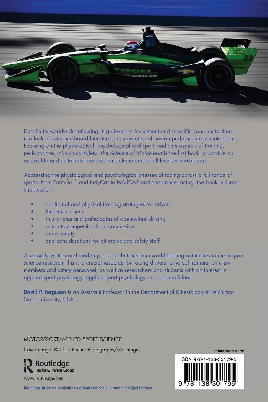 Rückseite: 9781138301795 | The Science of Motorsport | David P. Ferguson | Taschenbuch | Englisch