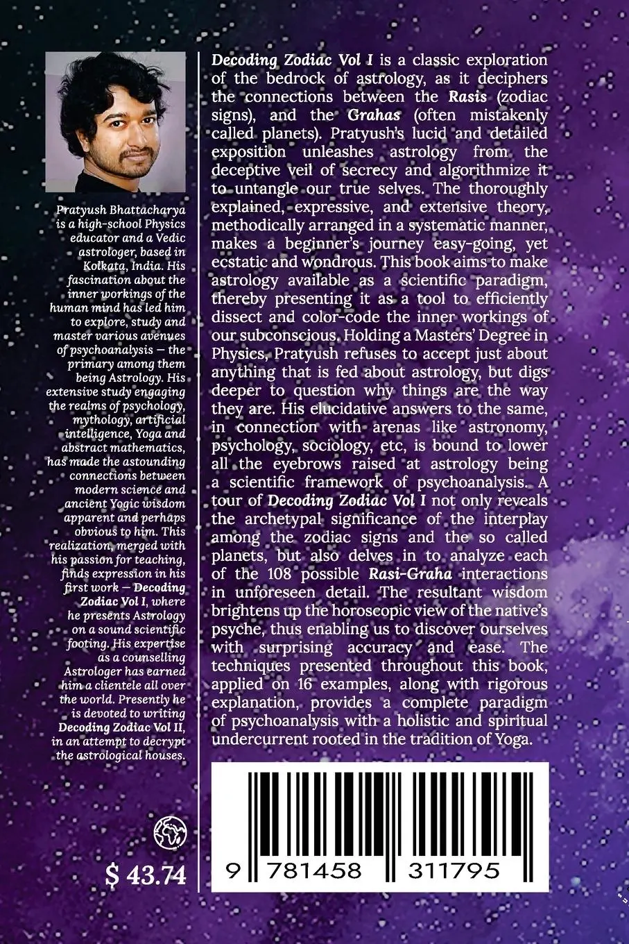 Rückseite: 9781458311795 | Decoding Zodiac with Vedic Astrology | Vol I: Rasi-Graha Interactions