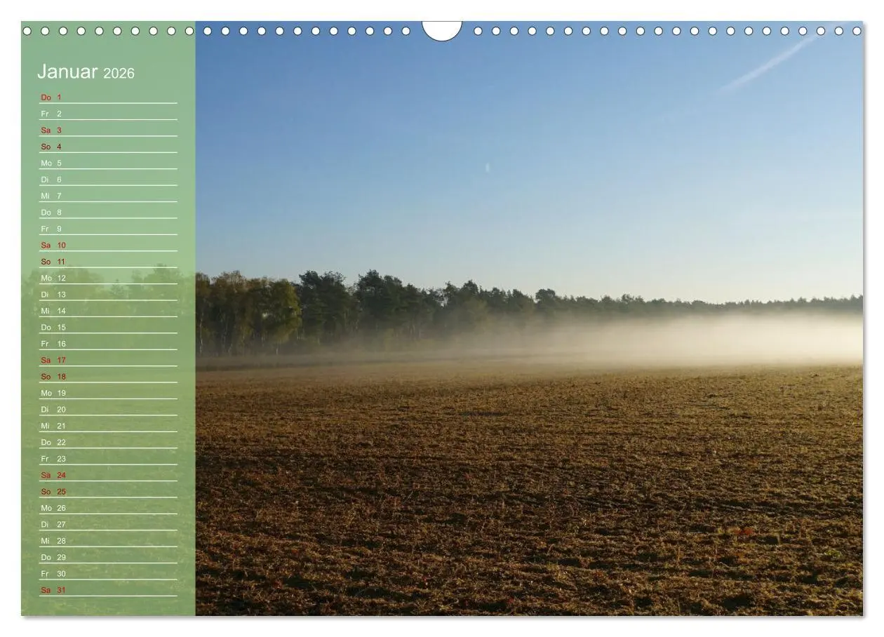 Bild: 9783457501795 | Wendlandreise (Wandkalender 2026 DIN A3 quer), CALVENDO Monatskalender