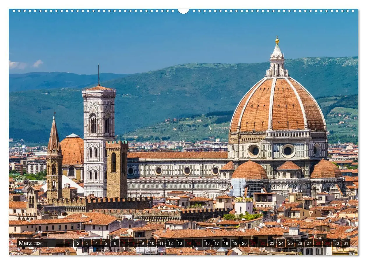 Bild: 9783457811795 | Impressionen aus FLORENZ (Wandkalender 2026 DIN A2 quer), CALVENDO...