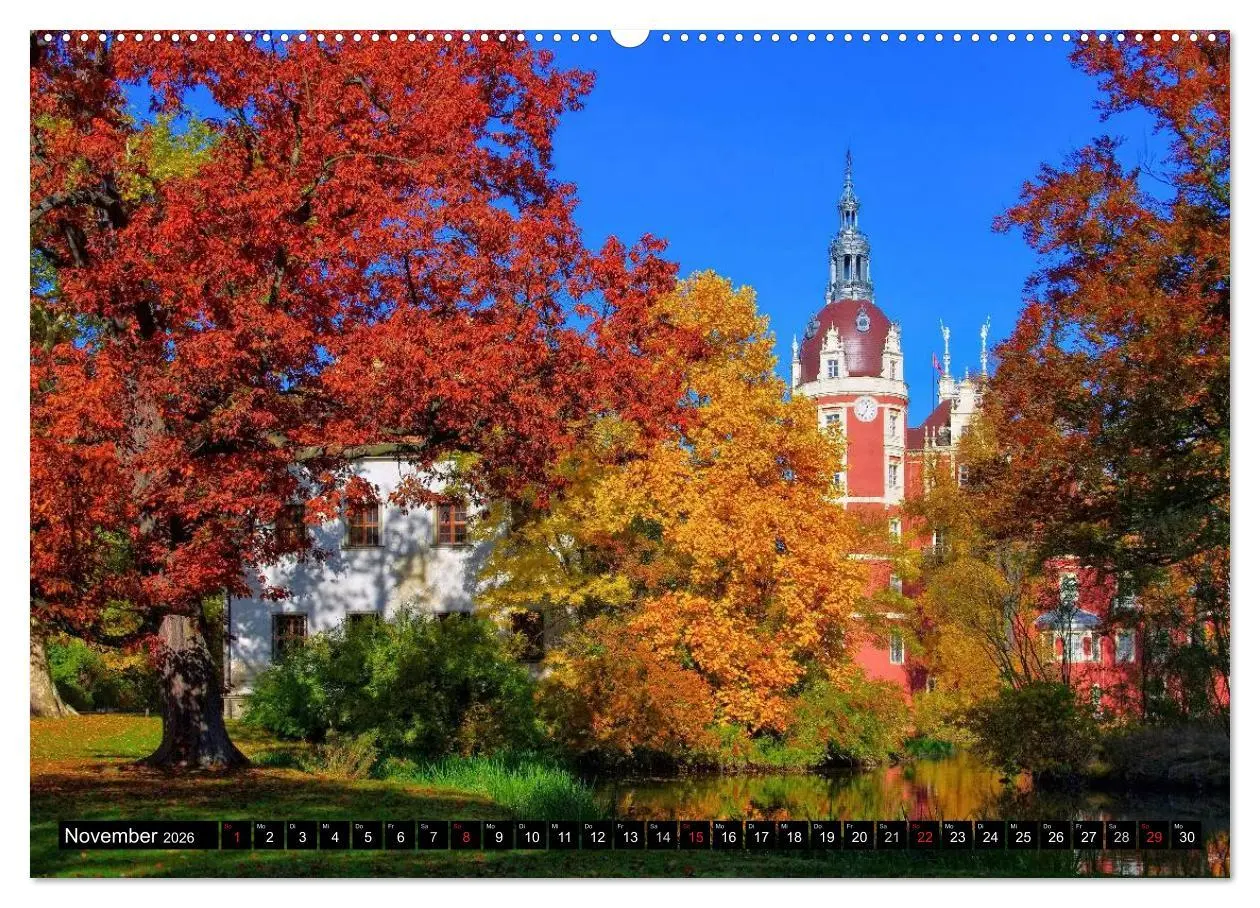 Bild: 9783516071795 | Schlösser und Burgen in Sachsen (hochwertiger Premium Wandkalender...