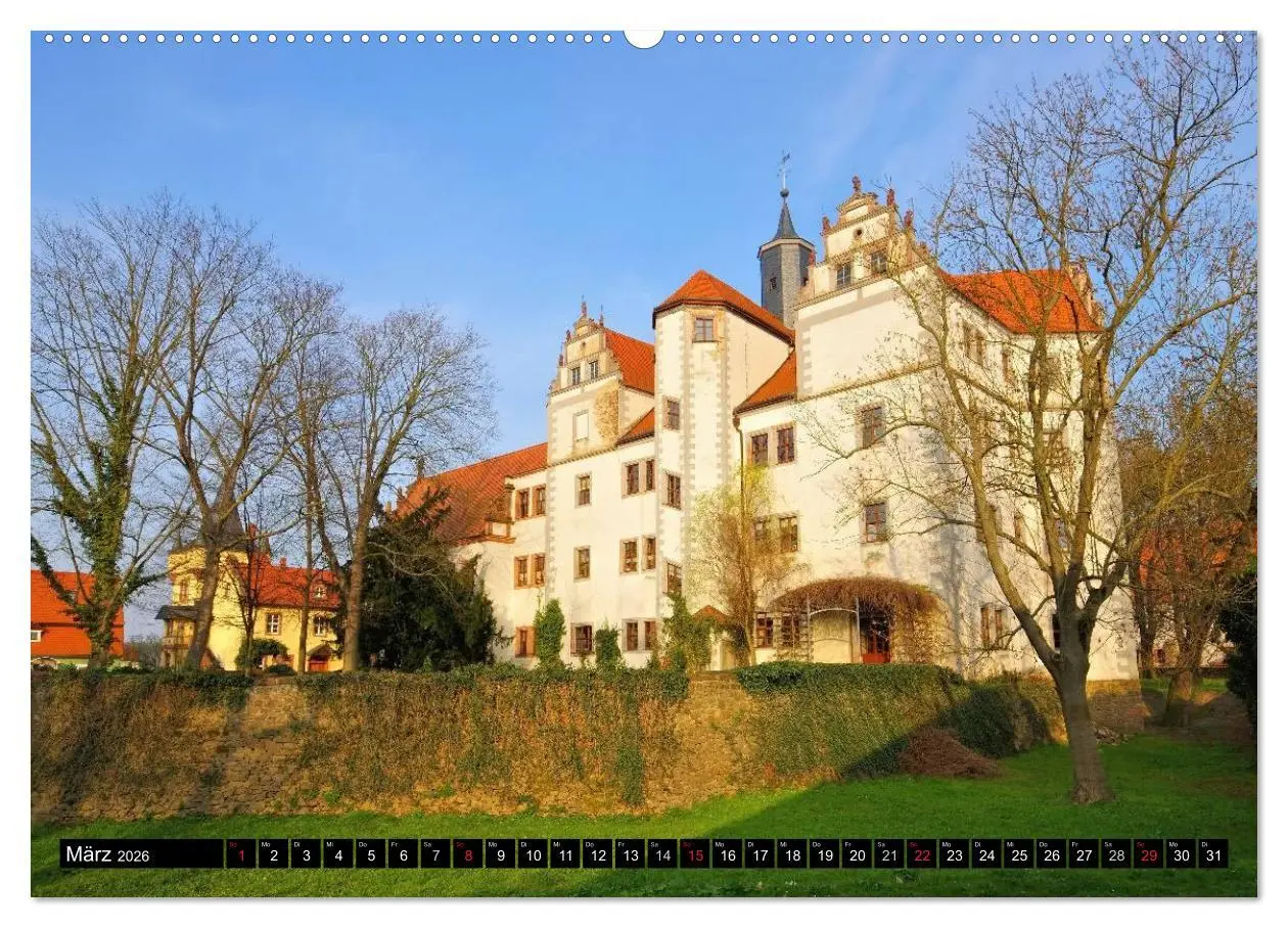 Bild: 9783516071795 | Schlösser und Burgen in Sachsen (hochwertiger Premium Wandkalender...