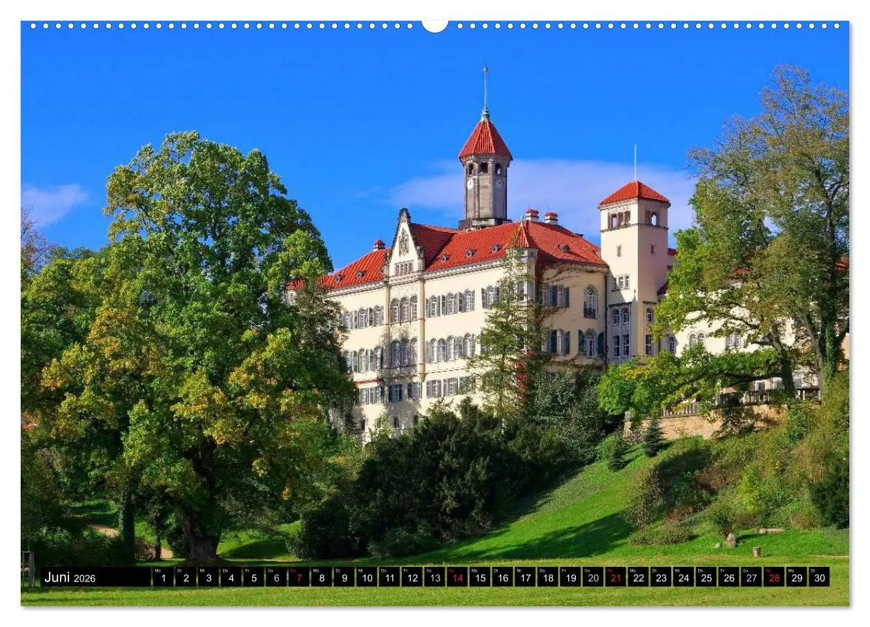 Bild: 9783516071795 | Schlösser und Burgen in Sachsen (hochwertiger Premium Wandkalender...