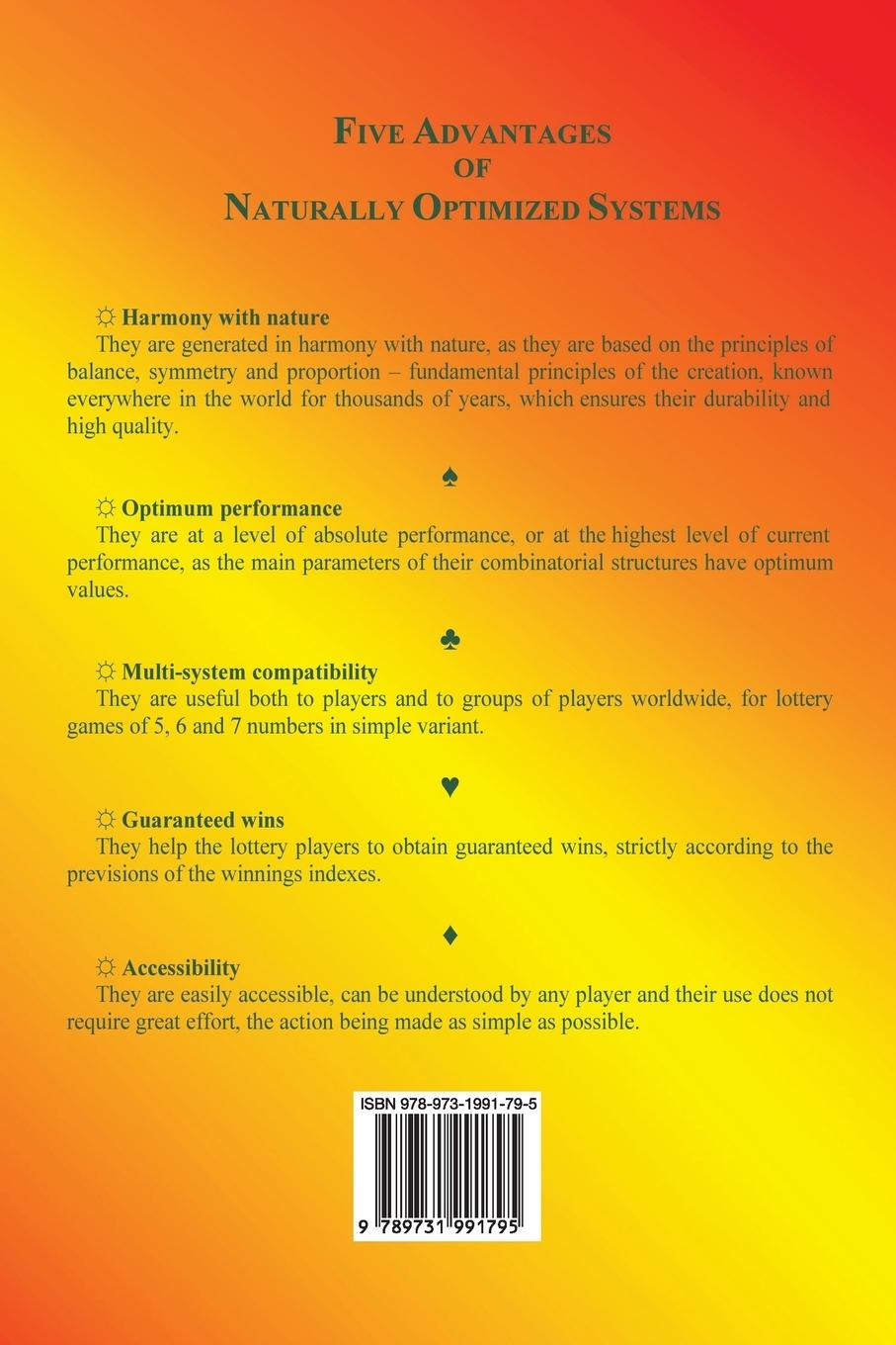 Rückseite: 9789731991795 | WORLDWIDE LOTTERY GAMES In Naturally Optimized Systems | Pick 5 | Buch