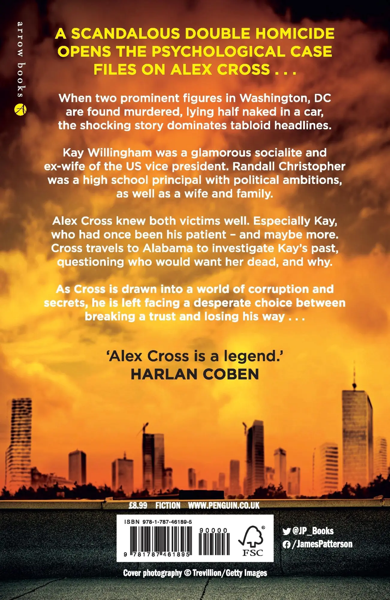 Rückseite: 9781787461895 | Deadly Cross | (Alex Cross 28) | James Patterson | Taschenbuch | 2021