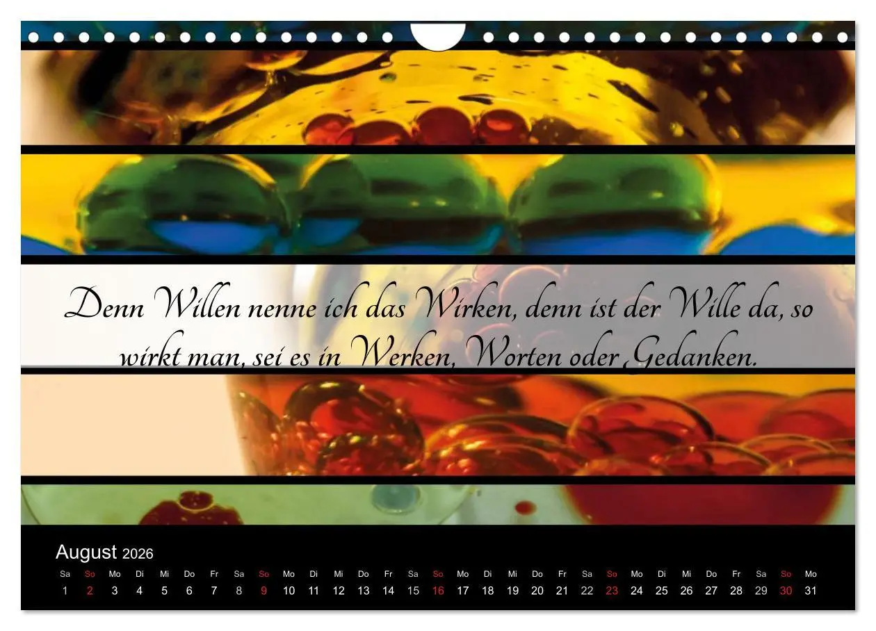 Bild: 9783457971895 | Mit Sprüchen und Weisheiten durch´s Jahr (Wandkalender 2026 DIN A4...