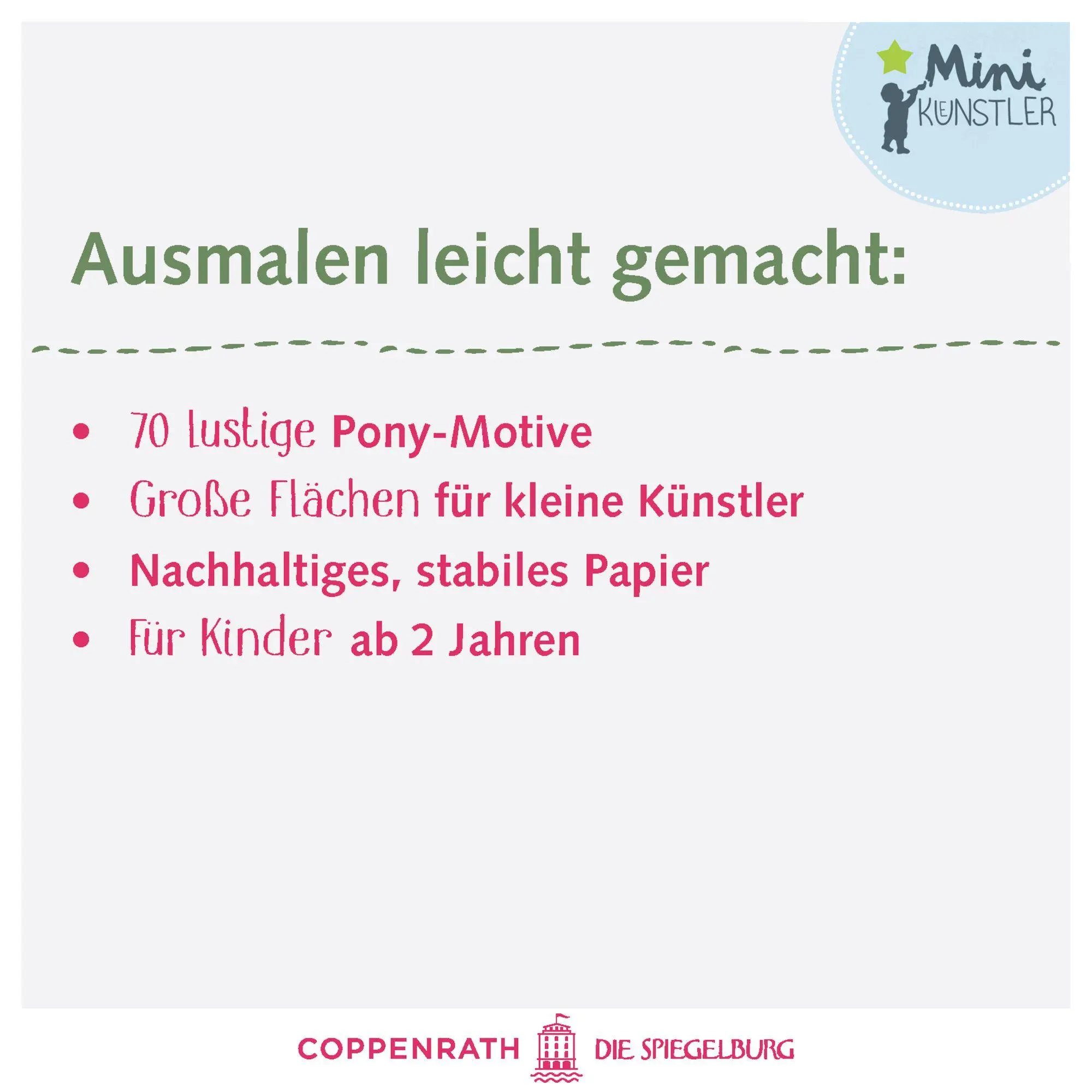 Bild: 9783649651895 | Mein allererster Ausmalspaß | 70 süße Ponymotive | Philipp Roß | Buch