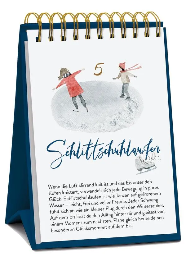 Bild: 9783731891895 | Tisch-Adventskalender '24 Glücksmomente' | Verlag Korsch | Kalender