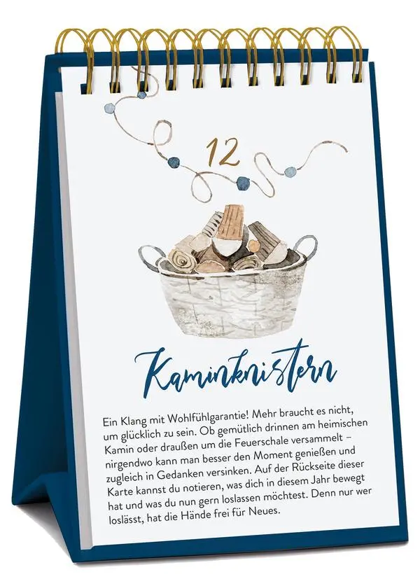 Bild: 9783731891895 | Tisch-Adventskalender '24 Glücksmomente' | Verlag Korsch | Kalender