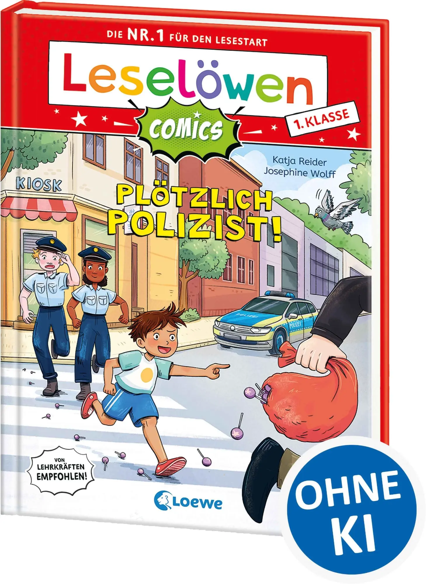 Cover: 9783743221895 | Leselöwen Comics 1. Klasse - Plötzlich Polizist! | Katja Reider | Buch