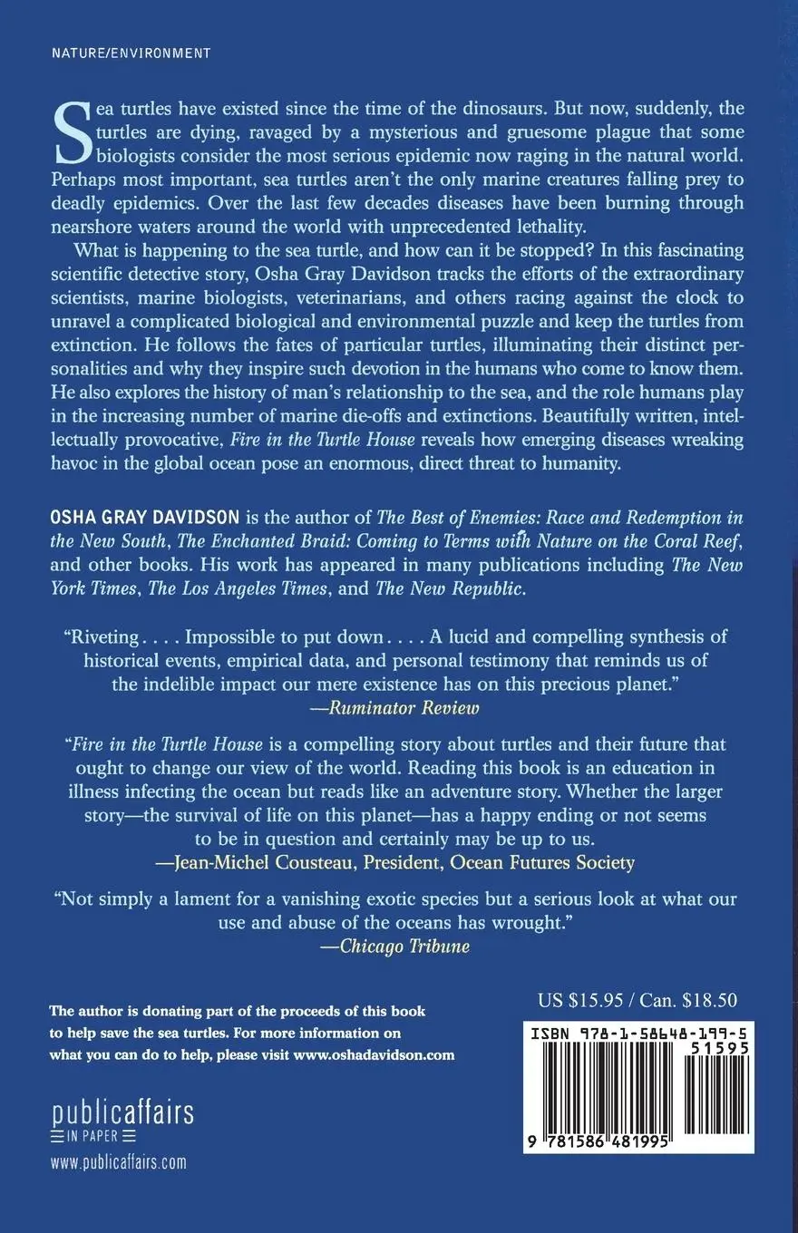 Rückseite: 9781586481995 | Fire in the Turtle House | Osha Gray Davidson (u. a.) | Taschenbuch