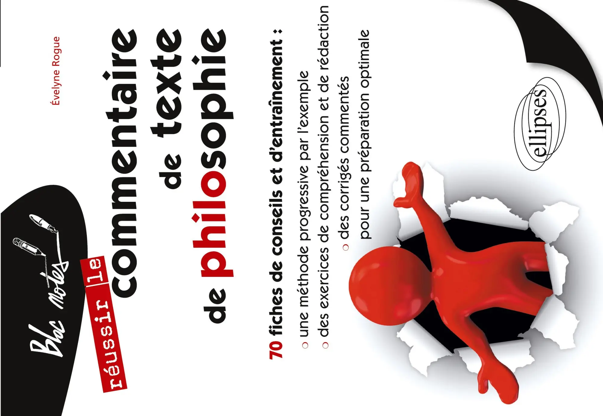 Cover: 9782729861995 | Le commentaire de texte de philosophie - 2e édition | Evelyne Rogue