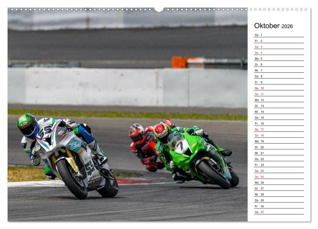 Bild: 9783457271995 | Faszination Superbikes (Wandkalender 2026 DIN A2 quer), CALVENDO...