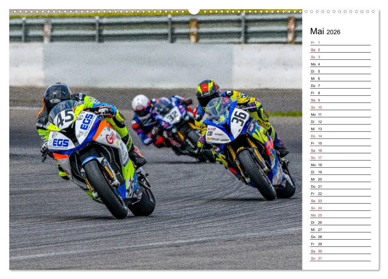 Bild: 9783457271995 | Faszination Superbikes (Wandkalender 2026 DIN A2 quer), CALVENDO...