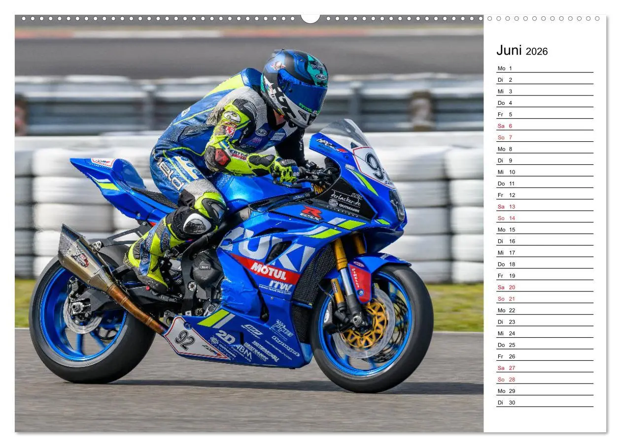 Bild: 9783457271995 | Faszination Superbikes (Wandkalender 2026 DIN A2 quer), CALVENDO...