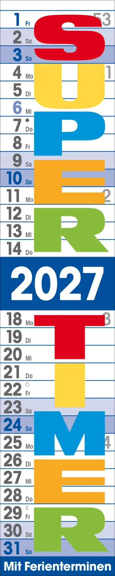 Cover: 9783819301995 | Supertimer 2027 | Verlag Korsch | Kalender | Spiralbindung | 13 S.