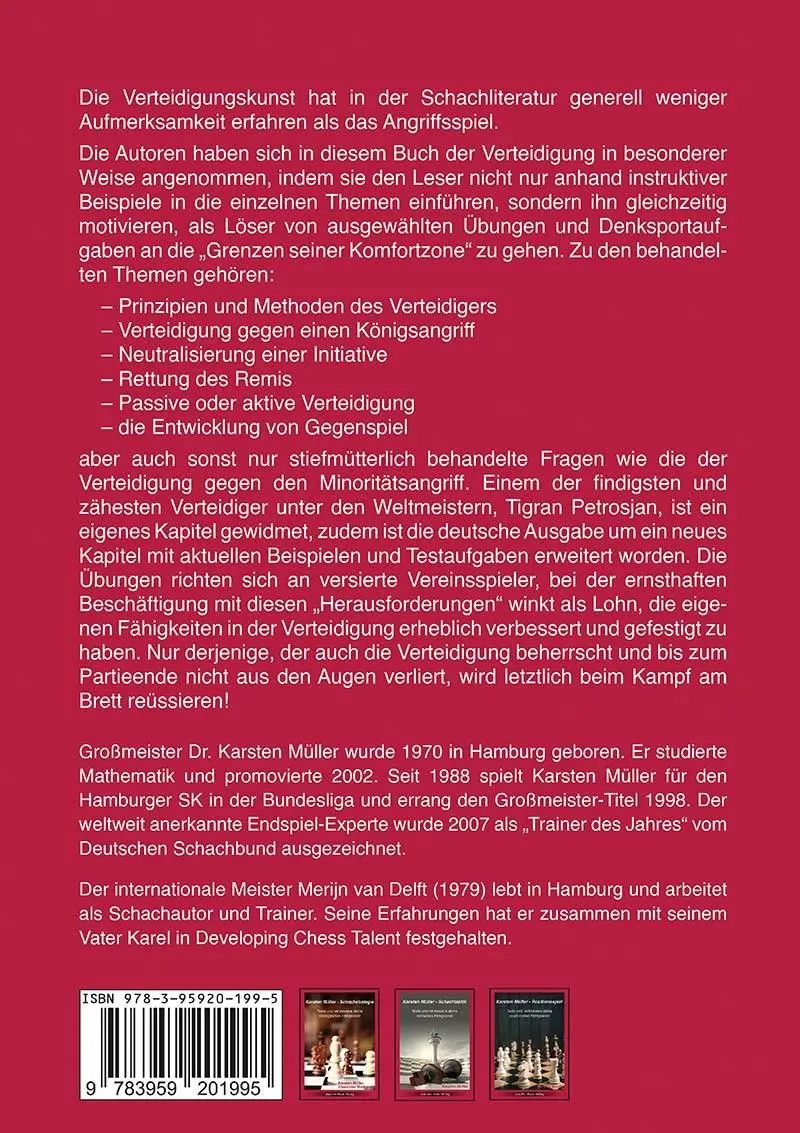 Rückseite: 9783959201995 | Karsten Müller - Verteidigung | Karsten Müller (u. a.) | Taschenbuch